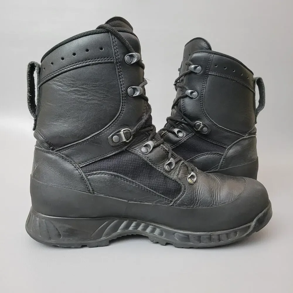 Genuine British Military Issued Haix Boots Hi Liability Male Combat Black US 11